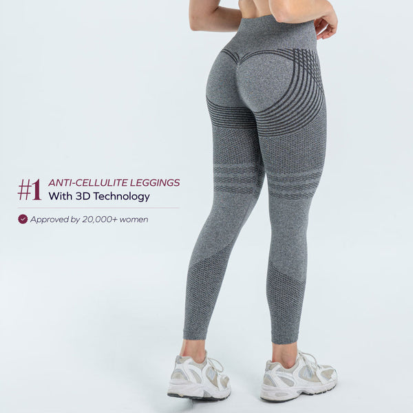 3D Leggings Light Grey