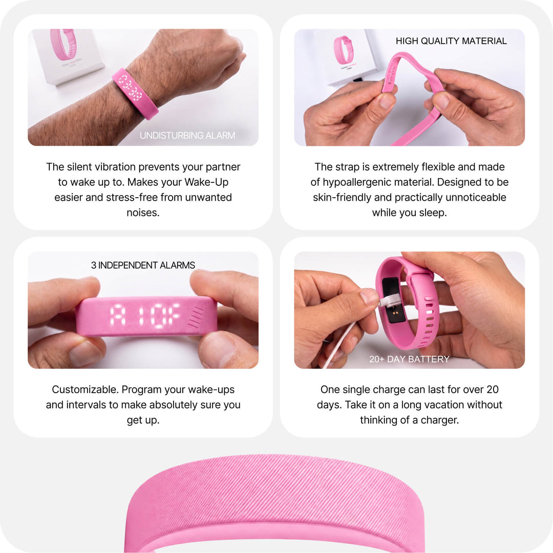BuzzDawn Pulse Vibration Alarm