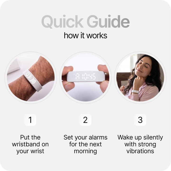 BuzzDawn Pulse Vibration Alarm